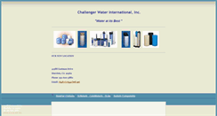 Desktop Screenshot of challengerwater.com