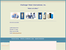 Tablet Screenshot of challengerwater.com
